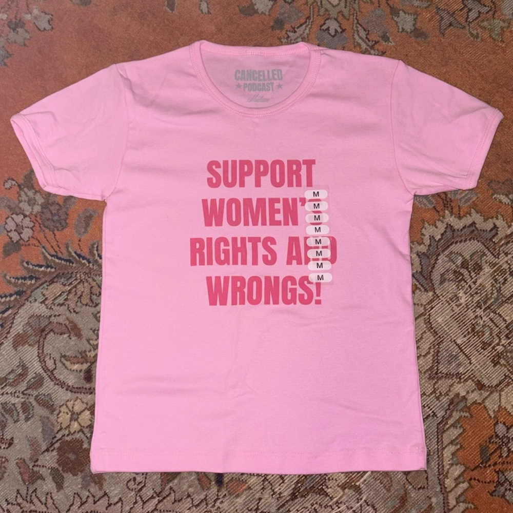 Support Women’s Rights and Wrongs Baby T